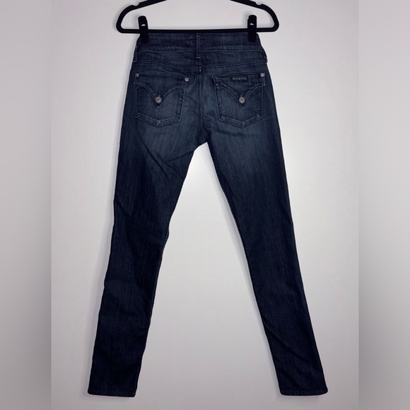 Excellent Condition Hudson Collin Flap Dark Blue Skinny Jeans Sz 26 - Picture 2 of 5